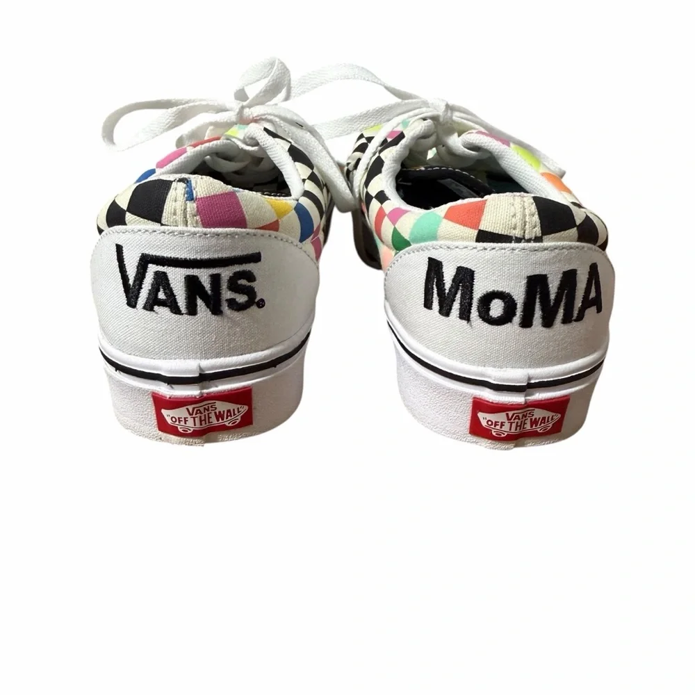 Vans X MoMA ComfyCush Era Colorful Checkered Sneaker | Mens 5.5/Womens 7